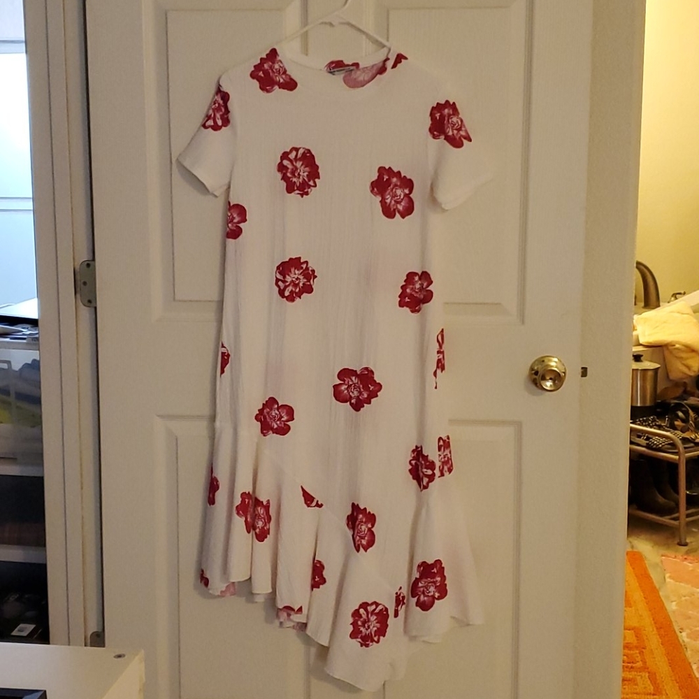 ★Zara Lovely Floral hawaiian Long Dress/NWOT!